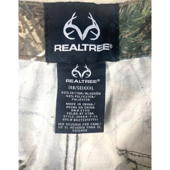 Realtree Men's Camouflage Hunting Cargo Pants XXXL 48/50 Adjustable Hem - Picture 4 of 12